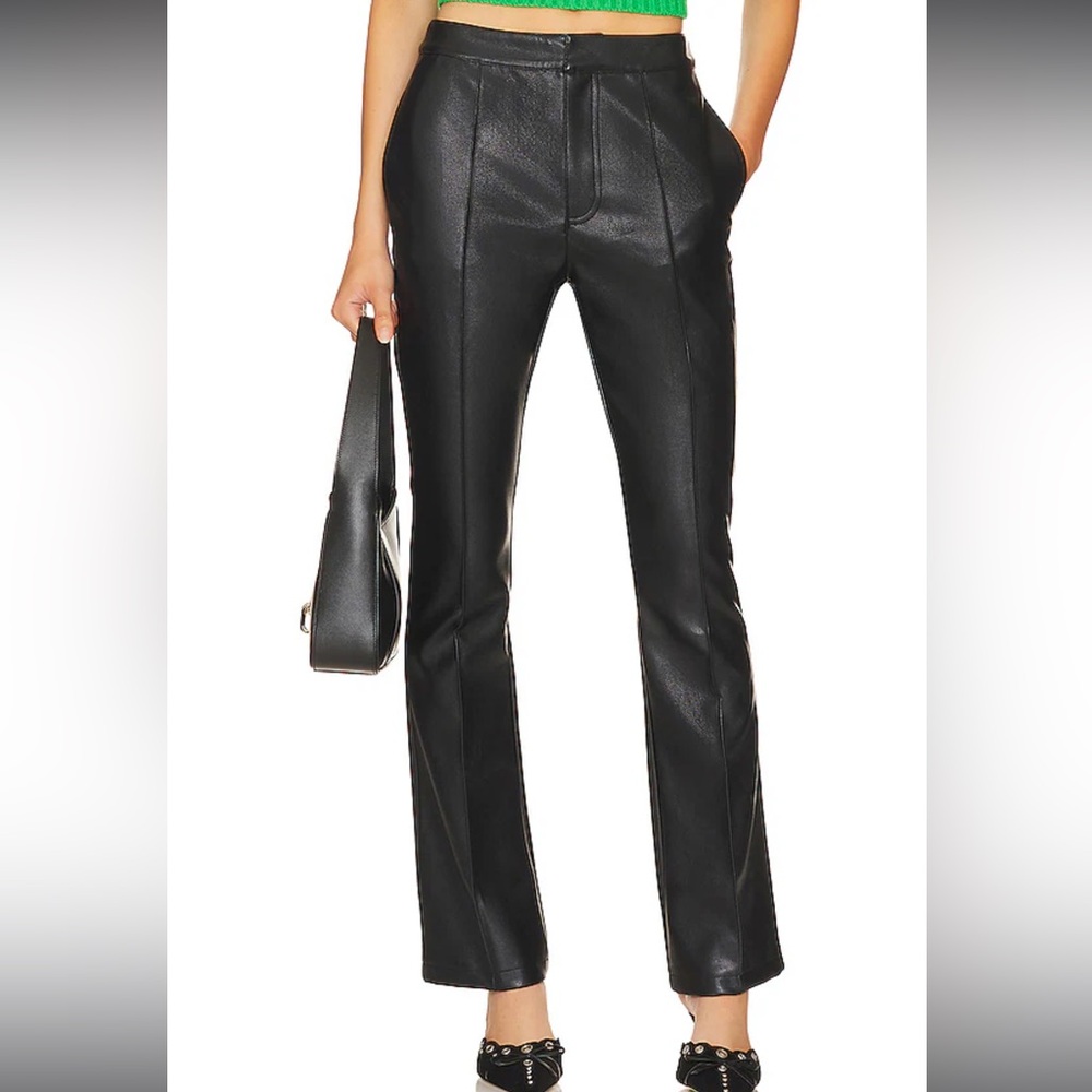 Line and Dot vegan leather Rina pant w pockets NWOT / new!